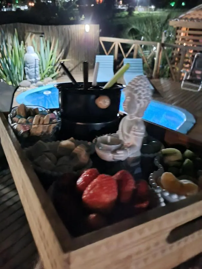 Zajazd Pousada Rosa Shanti, Cafe Da Manha Opcional, Apenas 4 Cabanas, Piscina, Estacionamento Privativo, Area De Festas Com Churrasqueira E Cervejeira, Cantinho Da Fogueira, Localizado Junto A Natureza Praia do Rosa Brazylia